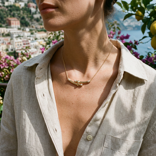 Lavenzina Incrocio Necklace