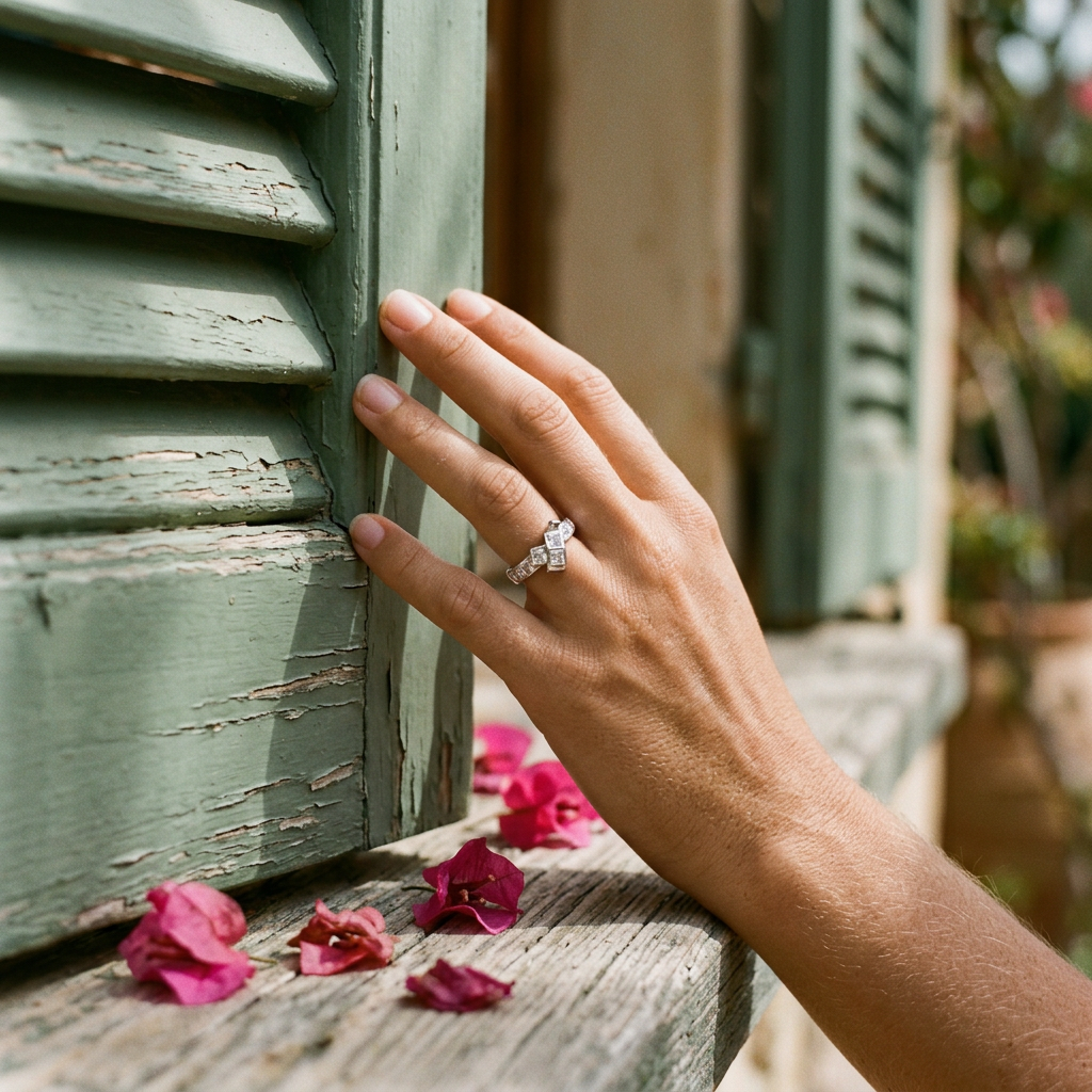 Lavenzina Nodo Eterno Ring